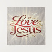 Tenture Aime Jésus (Devant)