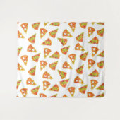 Tenture Aime la pizza   (Devant (Horizontal))