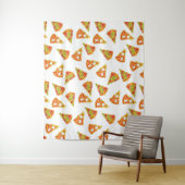 Tenture Aime la pizza   (En situation)