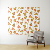 Tenture Aime la pizza   (En situation (horizontale))