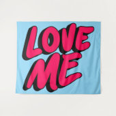 Tenture Aime-moi (Devant (Horizontal))