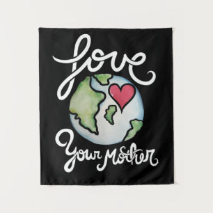 Tenture Aimez votre mère jour des terres Tapestry