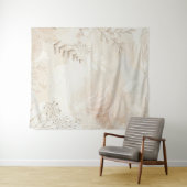 Tenture Airy Bohemian Botanical Floral String Art Design (En situation (horizontale))