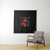 Tenture Aist Chèvre Satan Baphomet Cadeau (En situation)