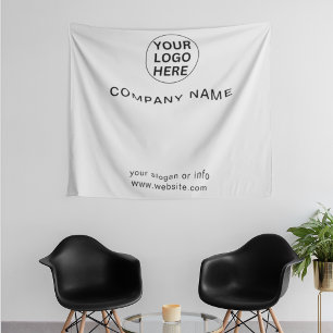 Tenture Ajouter le logo et le texte l Professionnel Entrep