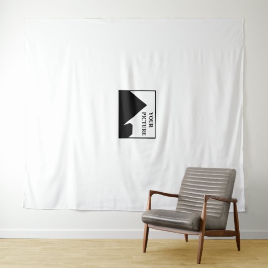 Tenture Ajouter le nom de l'entreprise de photos personnal (En situation (horizontale))