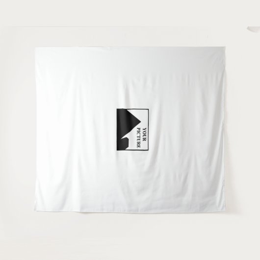 Tenture Ajouter le nom de l'entreprise de photos personnal (Devant (Horizontal))