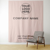 Tenture Ajouter Logo & Texte l Professionnel Professionnel (En situation)