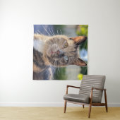 Tenture Ajouter une Personnaliser photo de chat (En situation (horizontale))