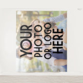 Tenture Ajouter une photo personnelle ou un logo de sociét (Devant)