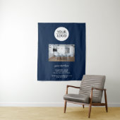 Tenture Ajouter votre logo personnalisé Texte de compagnie (En situation)