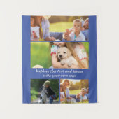 Tenture Ajouter votre propre texte et photos (Devant)