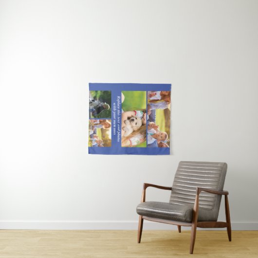 Tenture Ajouter votre propre texte et photos (En situation (horizontale))