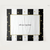 Tenture AJOUTEZ Votre logo Bannière de photomaton (Devant (Horizontal))