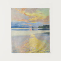 Akseli Gallen-Kallela - Coucher de soleil sur le l