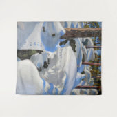 Tenture Akseli Gallen-Kallela - Le repaire du Lynx (Devant (Horizontal))