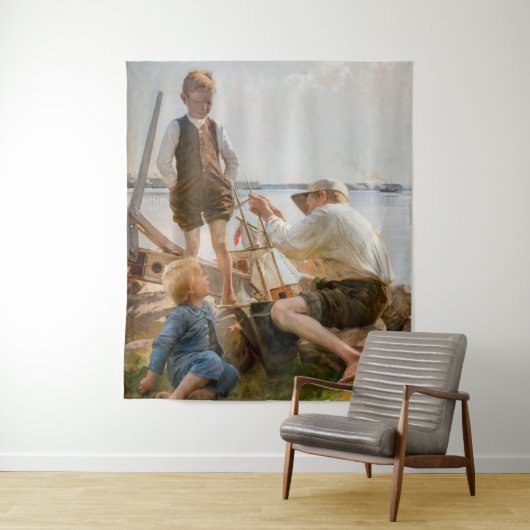 Tenture Albert Edelfeel - Constructeurs de navires (En situation)