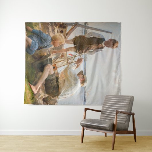 Tenture Albert Edelfeel - Constructeurs de navires (En situation (horizontale))