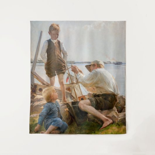 Tenture Albert Edelfeel - Constructeurs de navires (Devant)