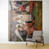 Tenture Albert Edelfeel - Femmes à l'extérieur de l'église (En situation)