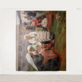 Tenture Albert Edelfeel - Femmes à l'extérieur de l'église (Devant)