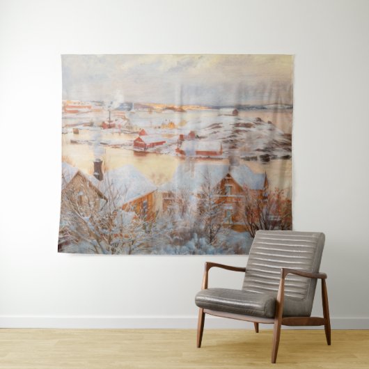 Tenture Albert Edelfeel - Jour de décembre (En situation (horizontale))