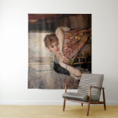 Tenture Albert Edelfeel - La Parisienne / Virginie (En situation)