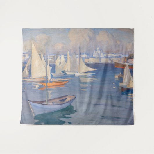 Tenture Albert Edelfeel - Port d'Helsinki (Devant (Horizontal))