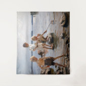 Tenture Albert Edelfeue - Les garçons jouent sur le rivage (Devant)