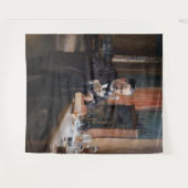 Tenture Albert Edelfeue - Portrait de Louis Pasteur (Devant (Horizontal))