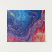 Tenture "Alchimie des courants" - Un Abstrait coloré (Devant (Horizontal))