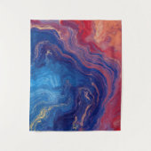 Tenture "Alchimie des courants" - Un Abstrait coloré (Devant)