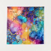 Tenture Alcool encre moderne aquarelles arrière - plan (Devant (Horizontal))