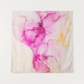 Tenture Alcool encre texture marine. L'art contemporain. (Devant (Horizontal))