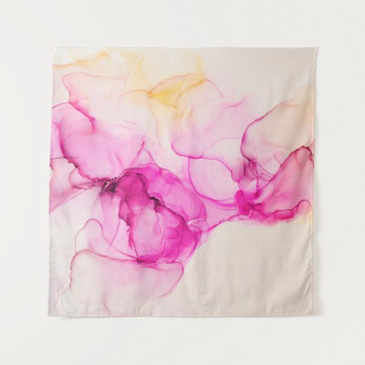 Tenture Alcool encre texture marine. L'art contemporain. (Devant)