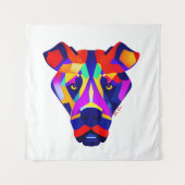 Tenture Alexander's Dog white tapestry (Devant)