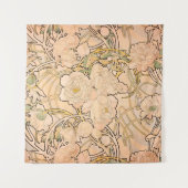 Tenture Alfonse Mucha Art Nouveau Peonies (Devant)