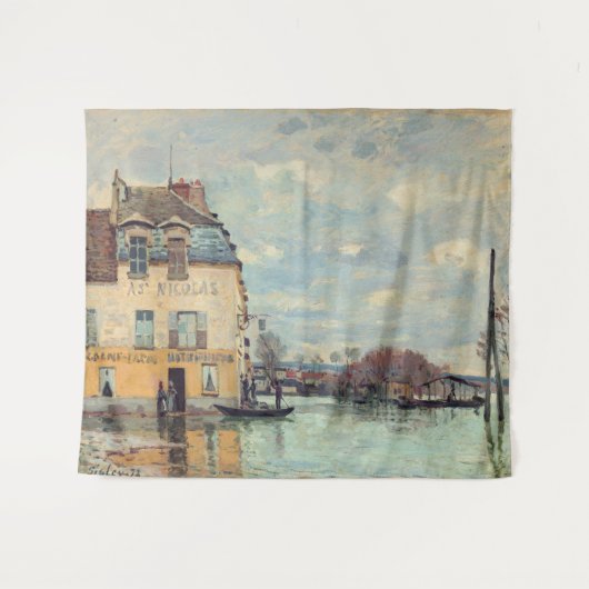 Tenture Alfred Sisley - Inondation à Port-Marly 1872 (Devant (Horizontal))