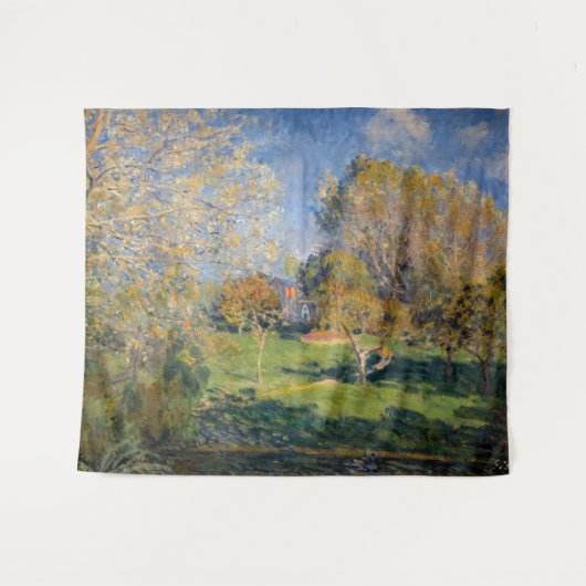 Tenture Alfred Sisley - Le Jardin de Hoschede, Montgeron (Devant (Horizontal))