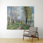 Tenture Alfred Sisley - Les bords de Seine à By (En situation (horizontale))