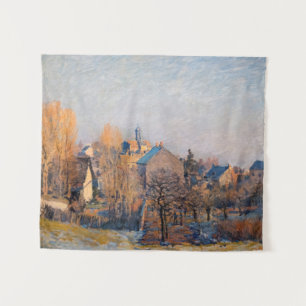 Tenture Alfred Sisley - Matinée glaciale à Louveciennes