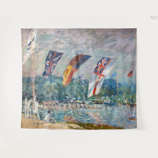 Tenture Alfred Sisley - Régate à Molesey (Devant (Horizontal))