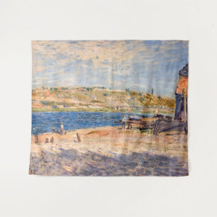 Tenture Alfred Sisley - Rives du fleuve à Saint-Mammes