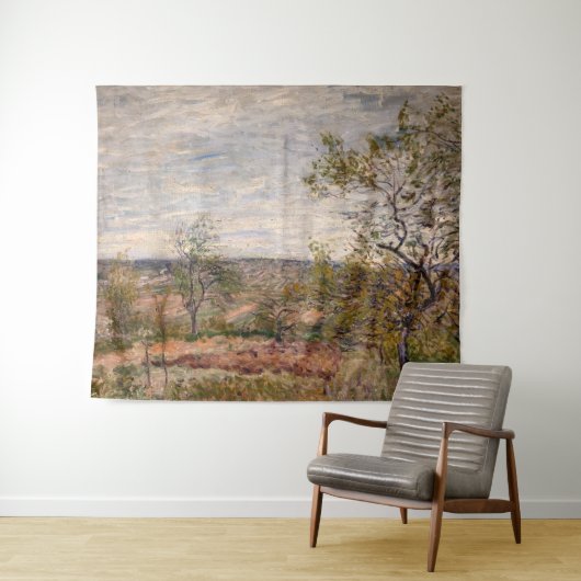 Tenture Alfred Sisley - Vent Day à Veneux (En situation (horizontale))