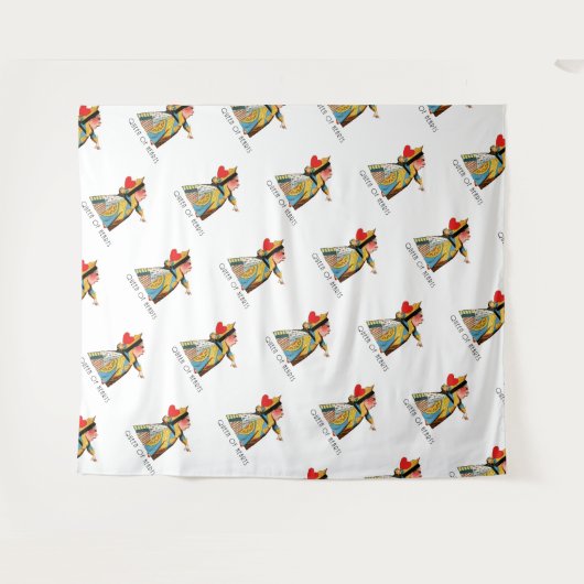 Tenture Alice à Wonderland (Devant (Horizontal))