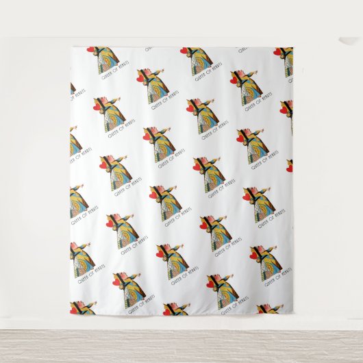 Tenture Alice à Wonderland (Devant)