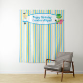 Tenture Alice au Pays des Merveilles Photobooth de fête d' (En situation)