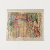 Tenture Alice et le chat cheshire (Devant (Horizontal))