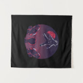 Tenture Alien astronaute (Devant (Horizontal))