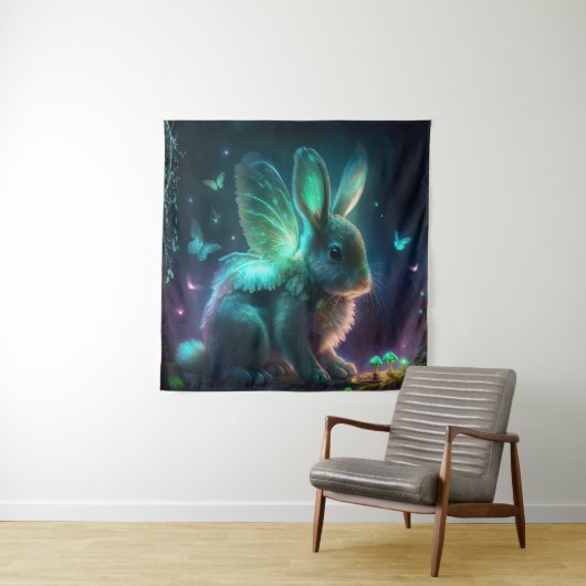 Tenture Alien Bunny (En situation)